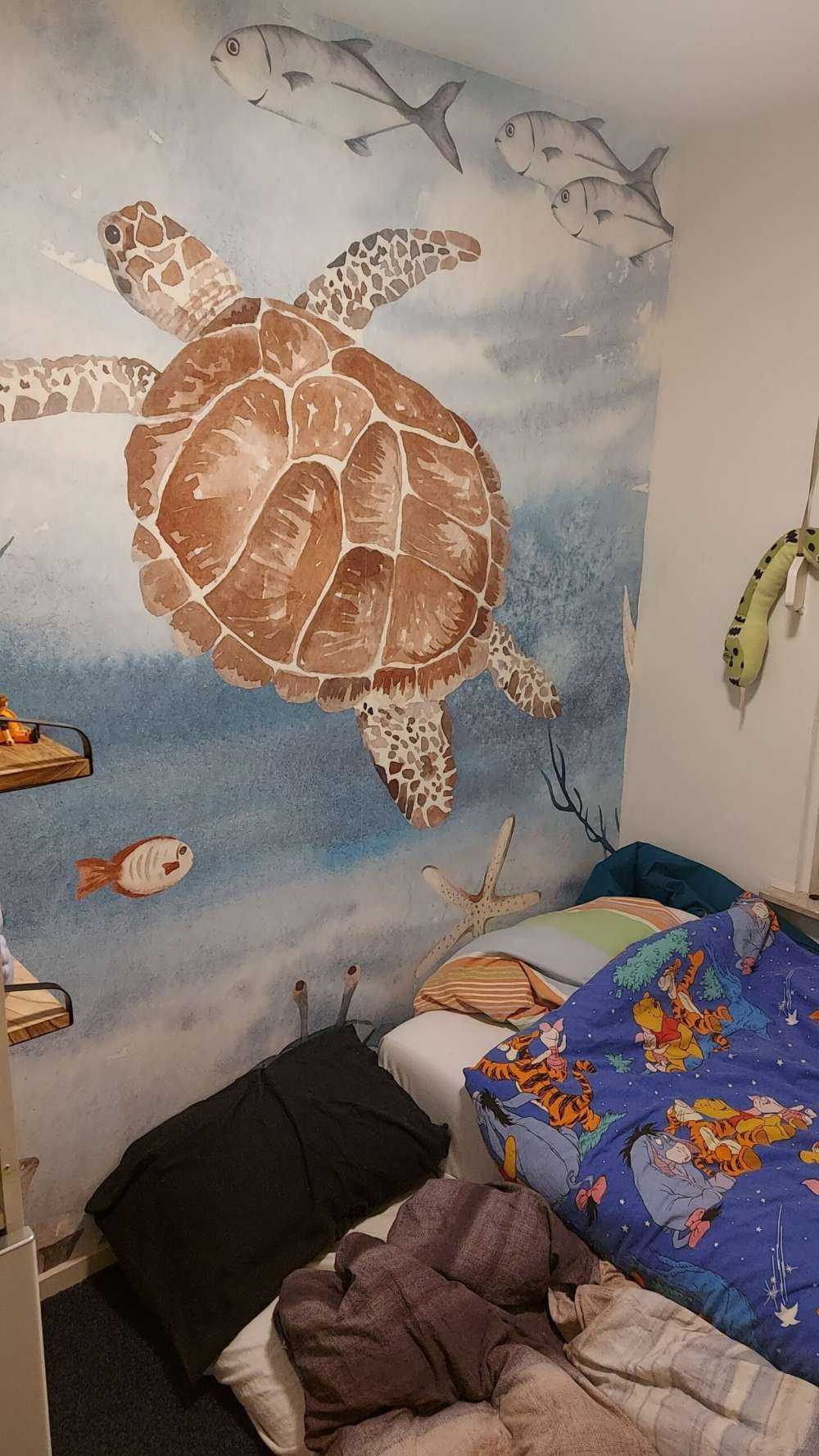 Aquarell Meeresschildkröte