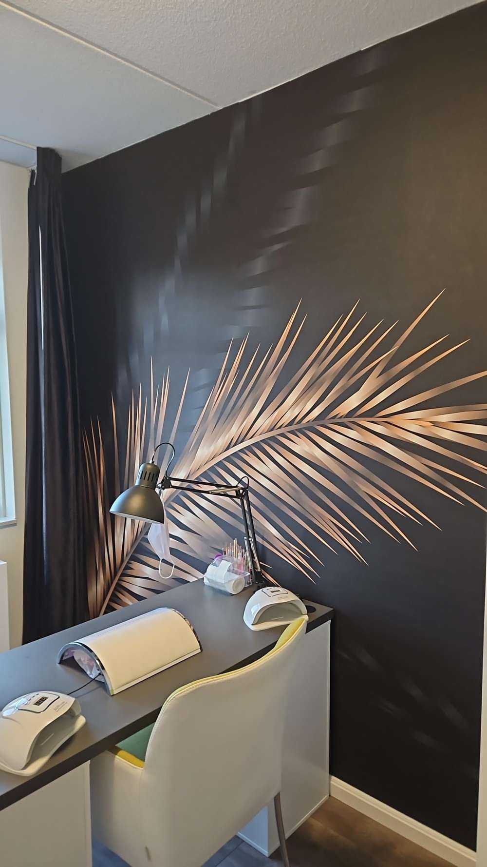 Palmenblätter als Dekoration