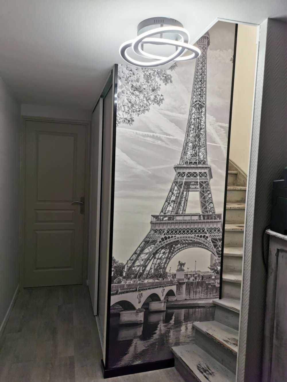 Der Eiffelturm und die Seine