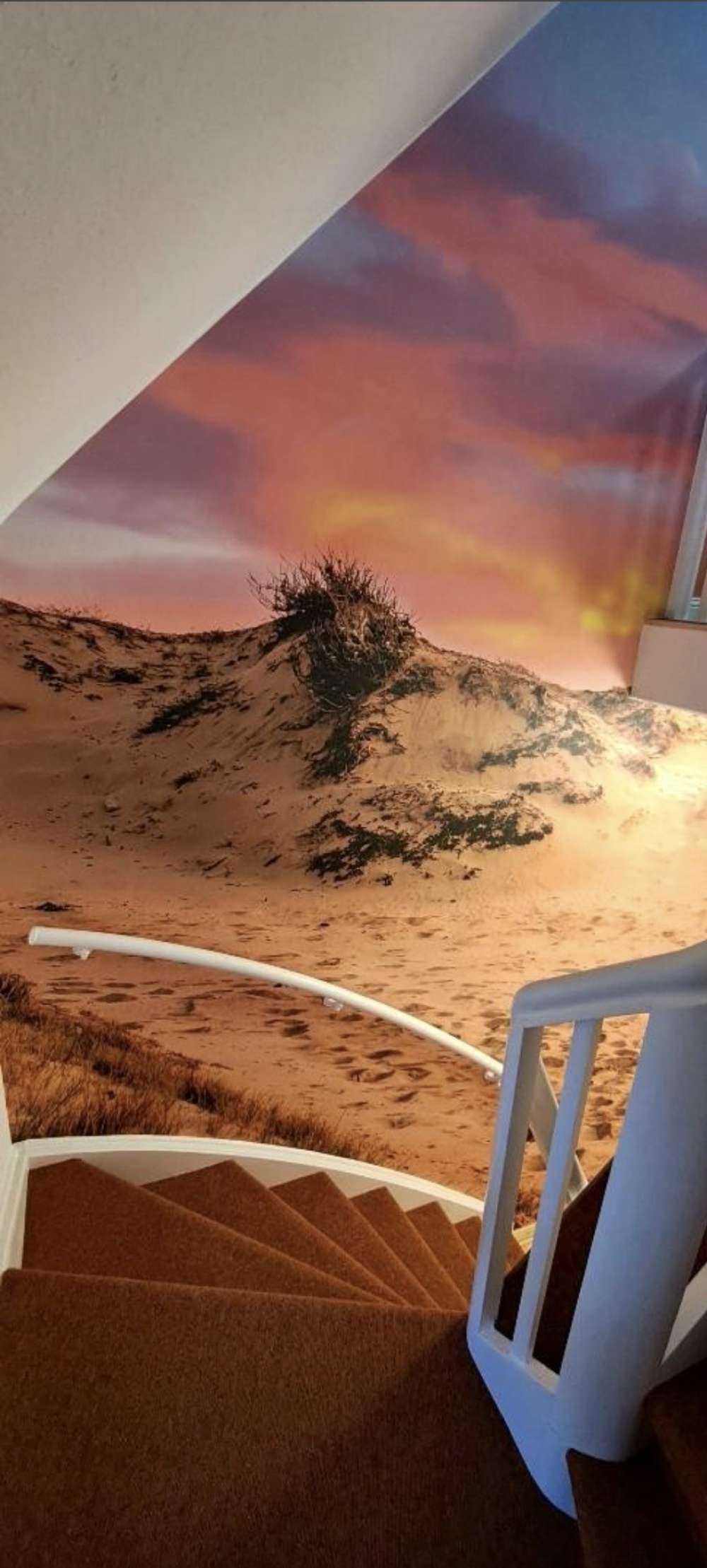 Sonnenuntergang von den Dünen