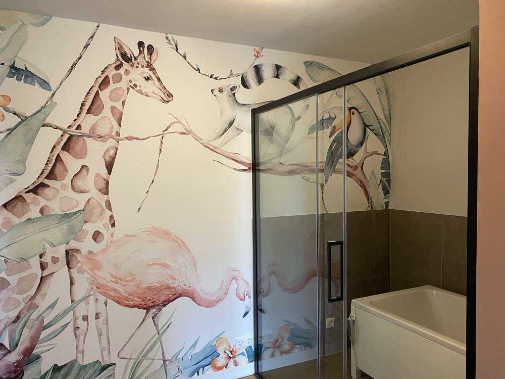 Aquarell afrikanische Tiere