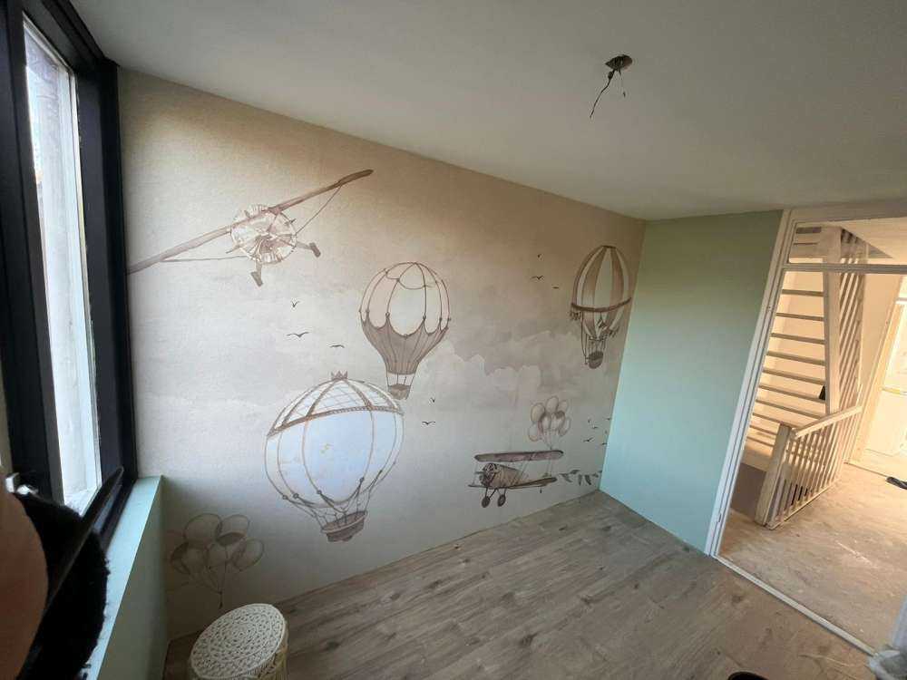 Himmelsballons in Taupe