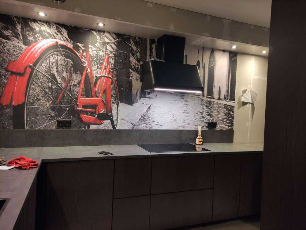 Rotes Fahrrad