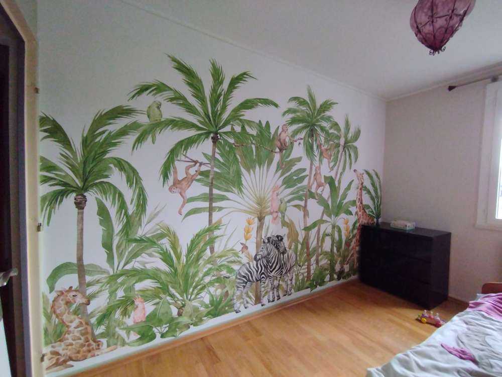 Aquarell Dschungel Tiere