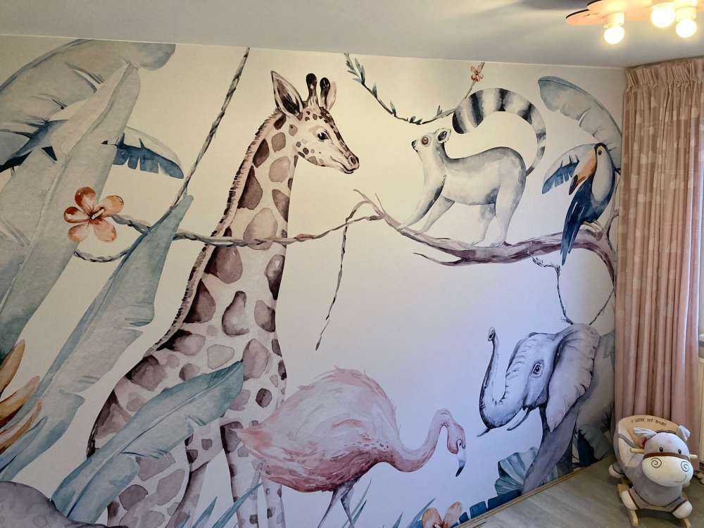 Aquarell afrikanische Tiere