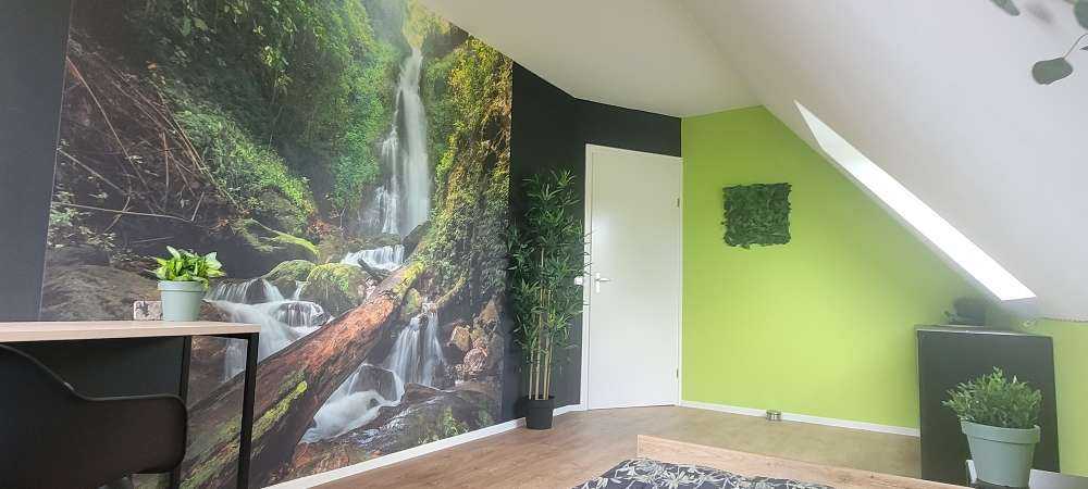 Nahaufnahme des Wasserfalls