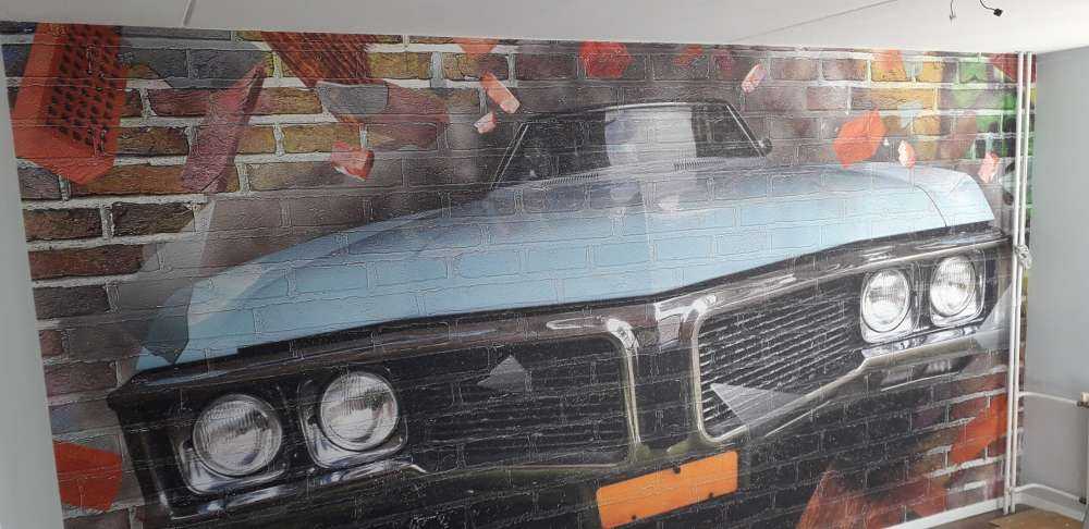 Graffiti-Auto