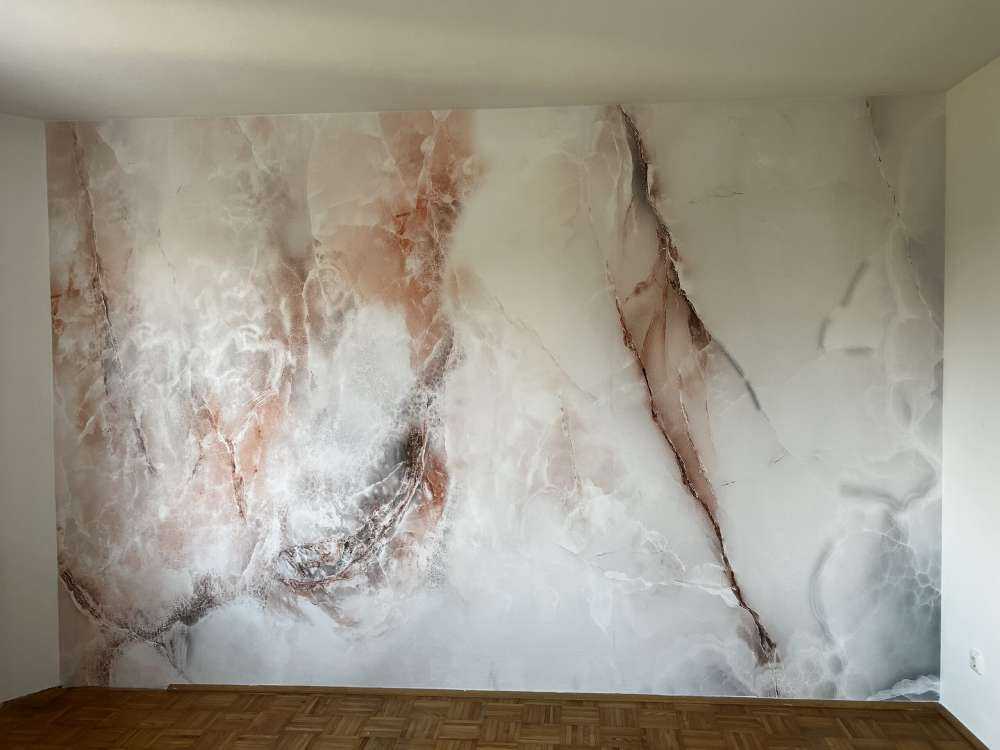 Marmor mit rosa Farbton