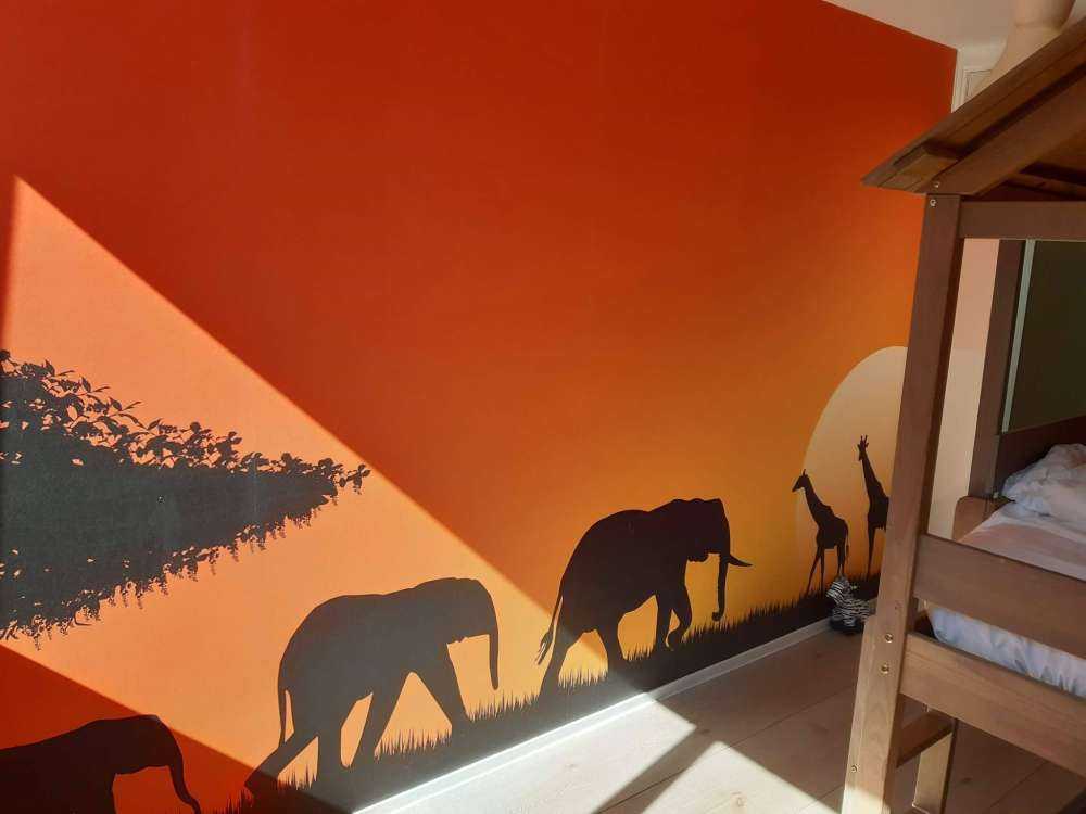 Safari bei Sonnenuntergang