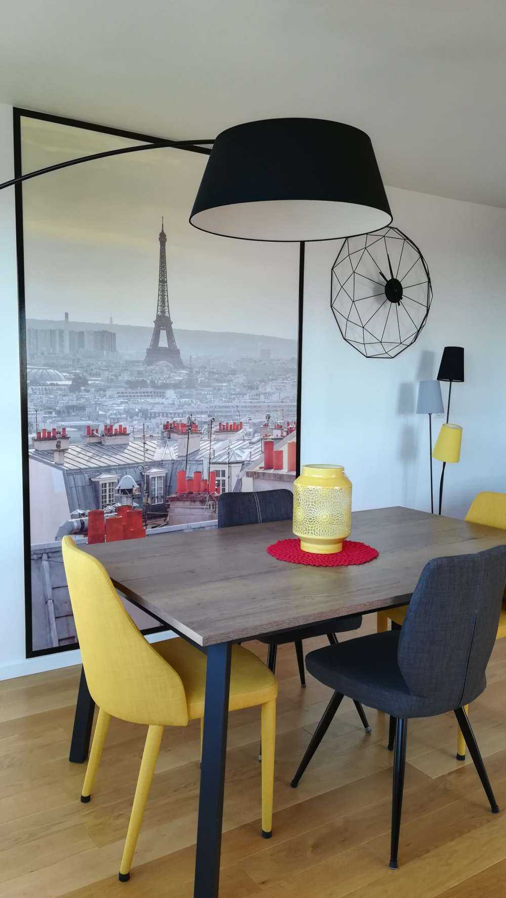 Eiffelturm von Montmartre aus