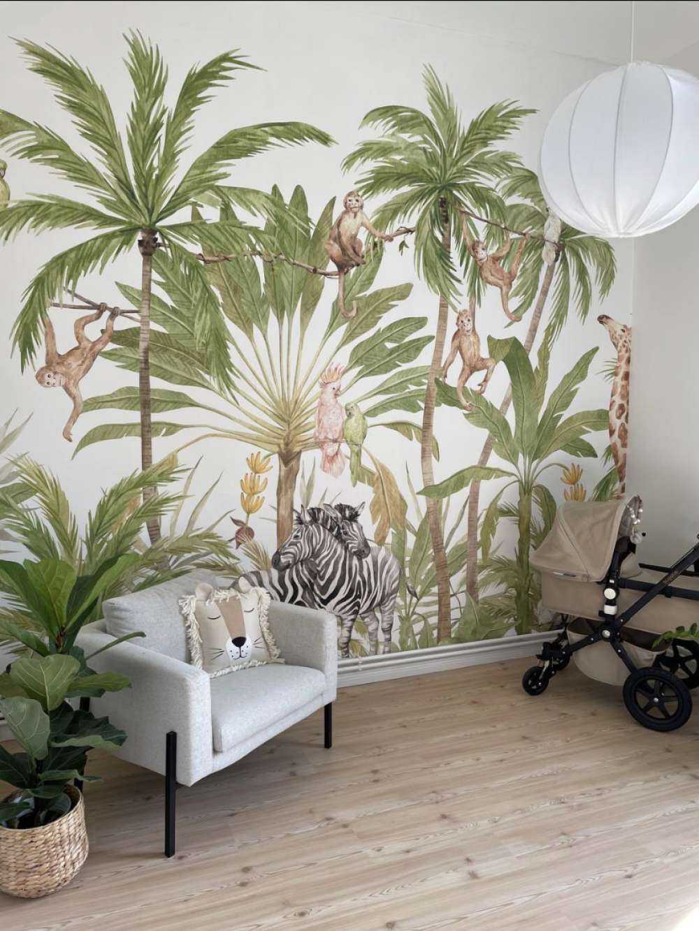 Aquarell Dschungel Tiere