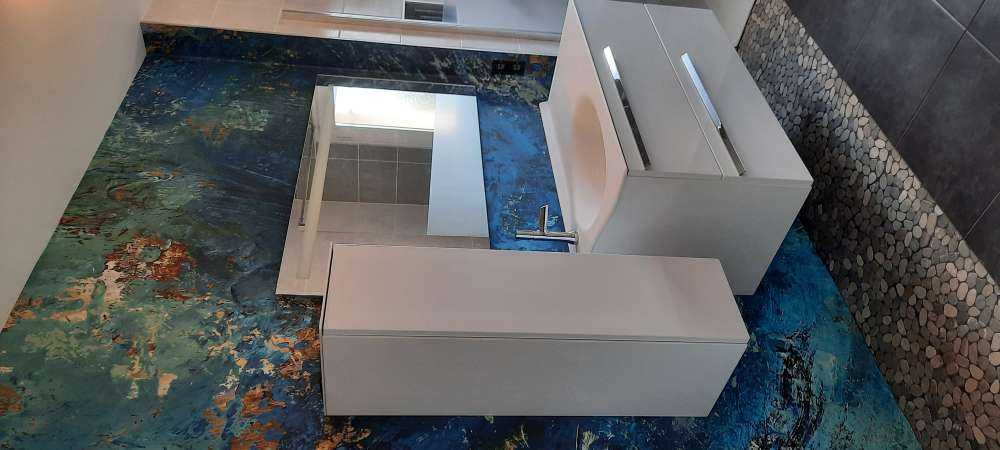 Gemalter Wasserabdruck