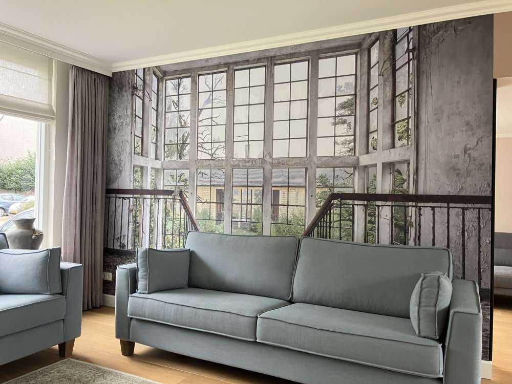 Treppe in verlassenem Gebäude