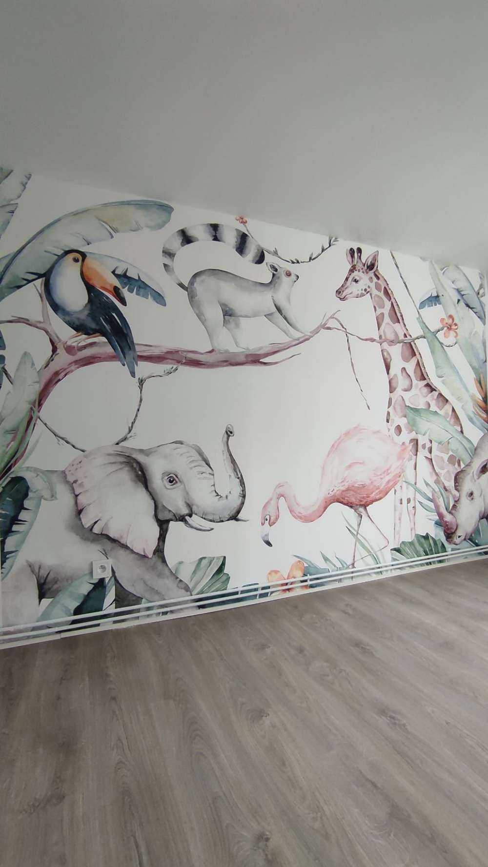 Aquarell afrikanische Tiere