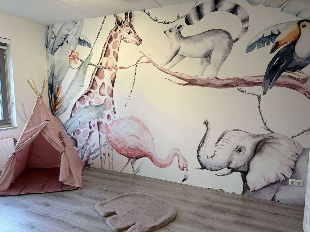 Aquarell afrikanische Tiere