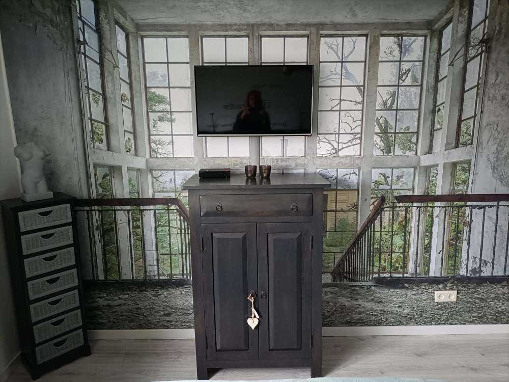 Treppe in verlassenem Gebäude