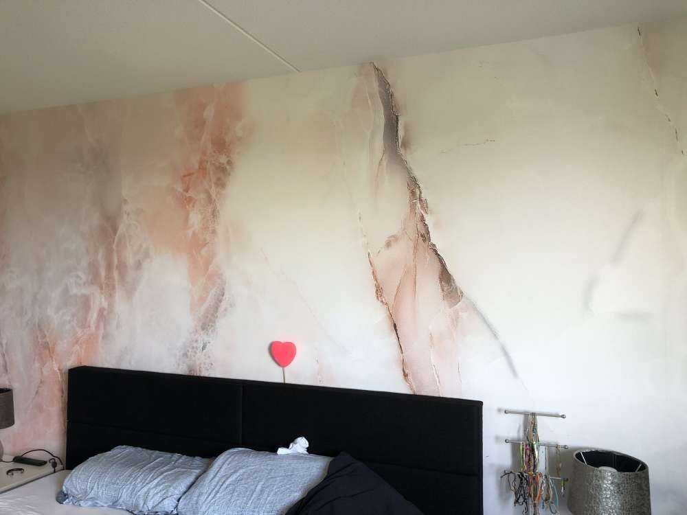 Marmor mit rosa Farbton