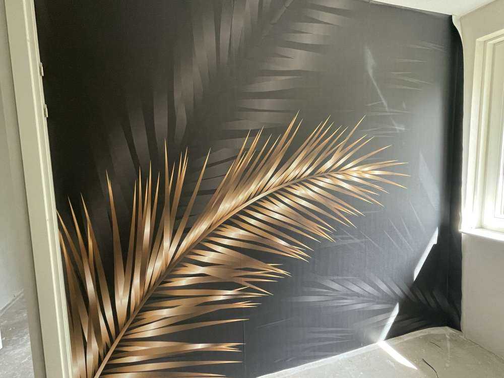 Palmenblätter als Dekoration