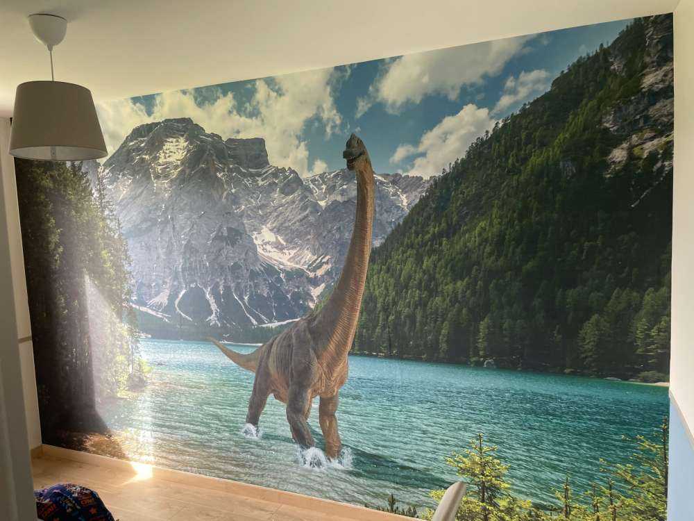 Brachiosaurus im Wasser