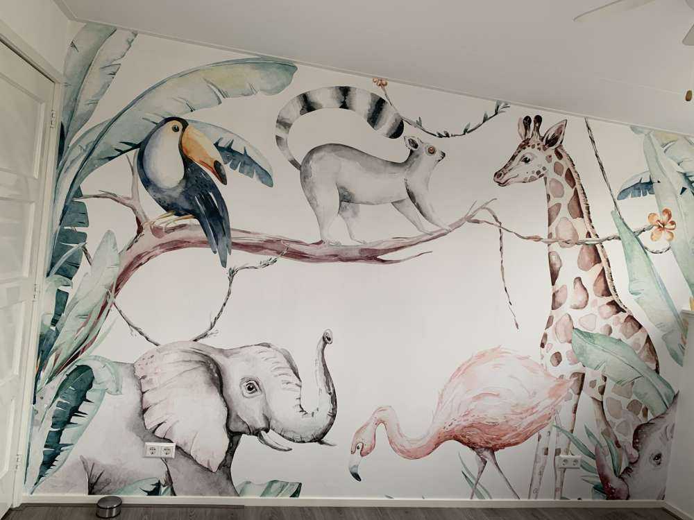 Aquarell afrikanische Tiere