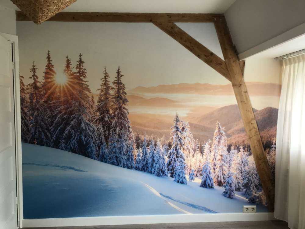 Wintermorgen in den Bergen