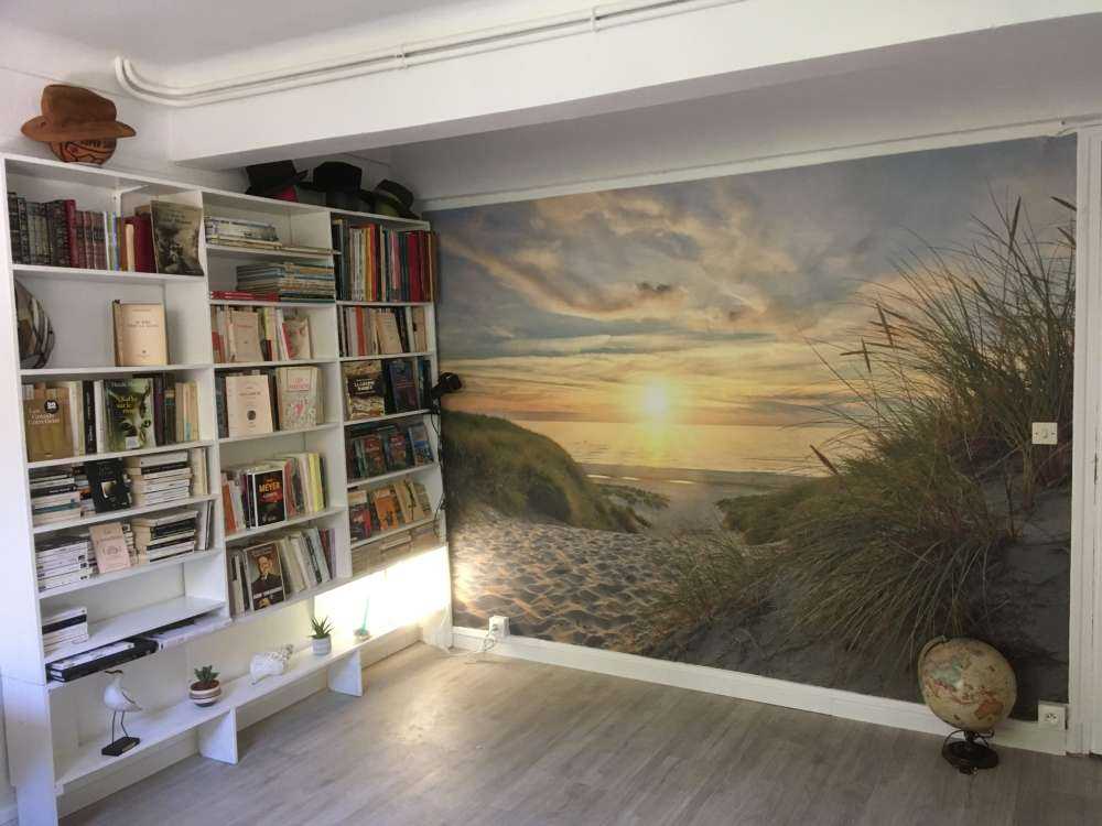 Sonnenuntergang am Dünenstrand