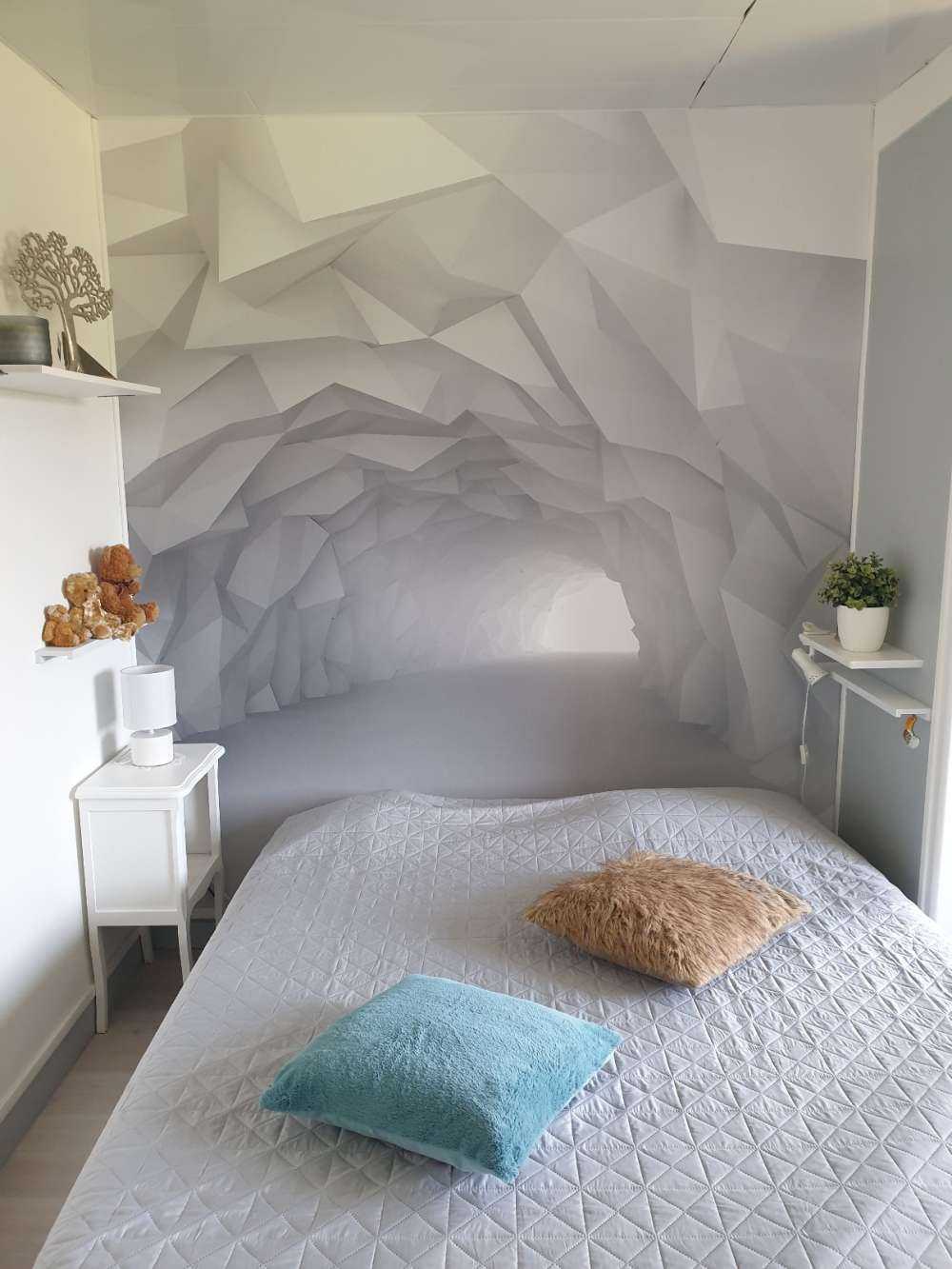 3D Tunnel mit spitzen Punkten