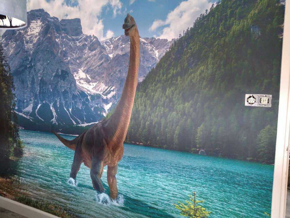 Brachiosaurus im Wasser