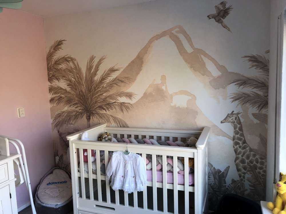 Dschungeltiere in Taupe