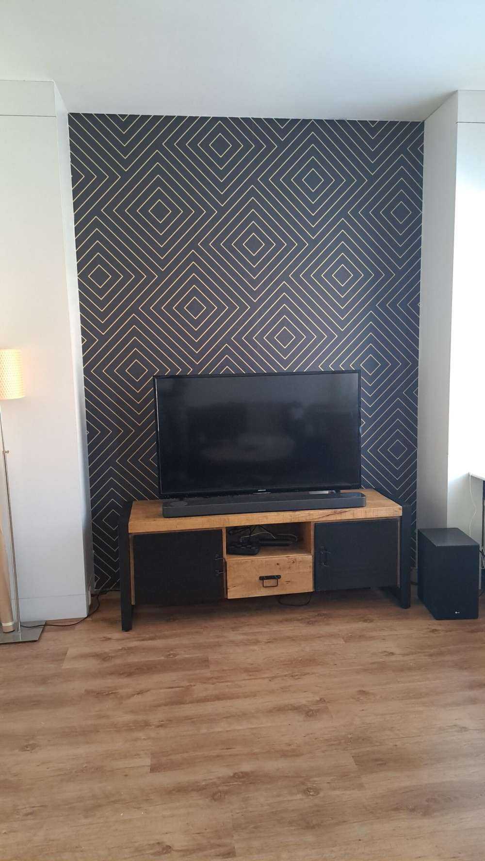 Chevron-Muster, schwarz