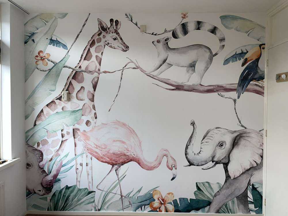 Aquarell afrikanische Tiere