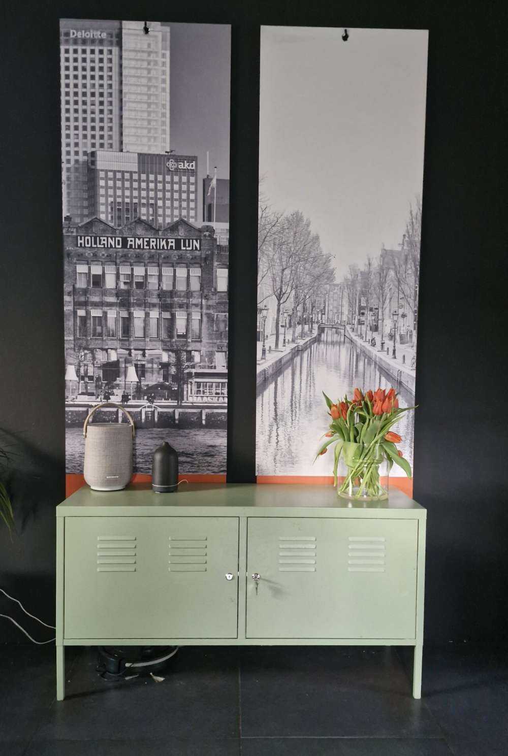 Amsterdam in schwarz-weiß