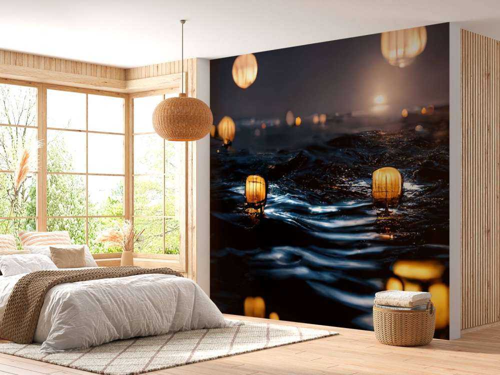 Lanterns über dem Wasser