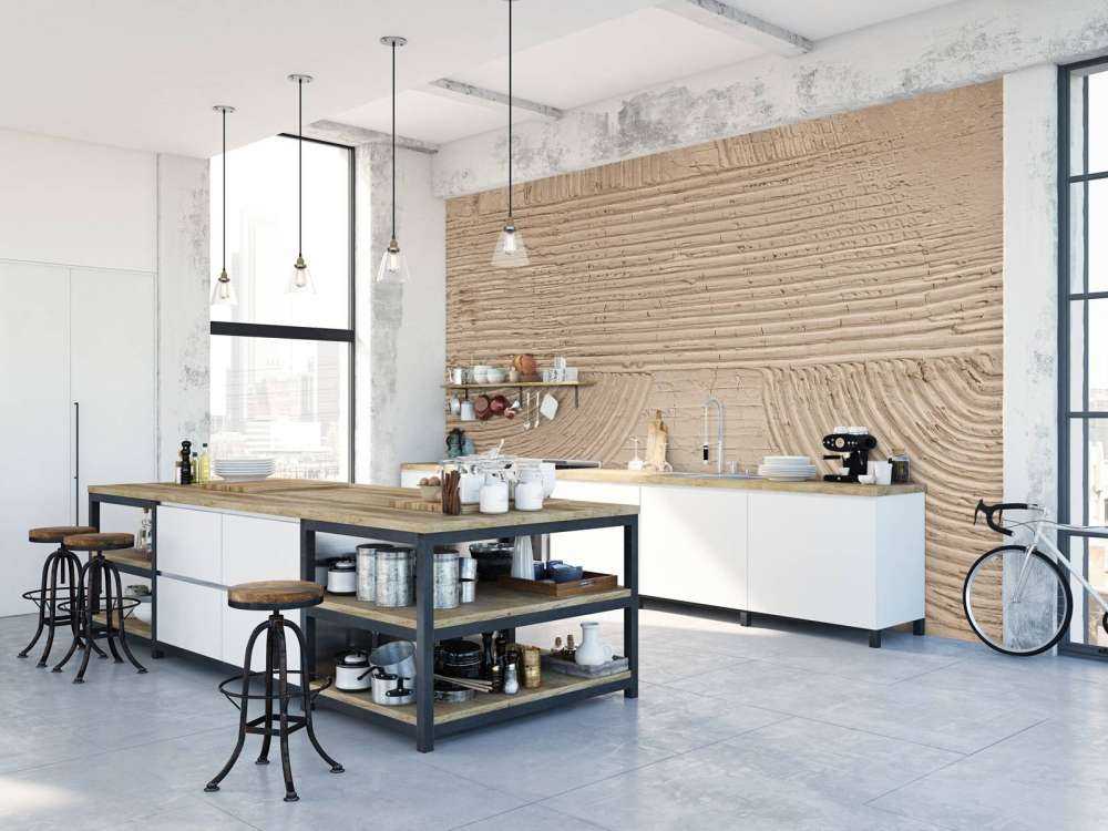 Linien und Strukturen in Taupe