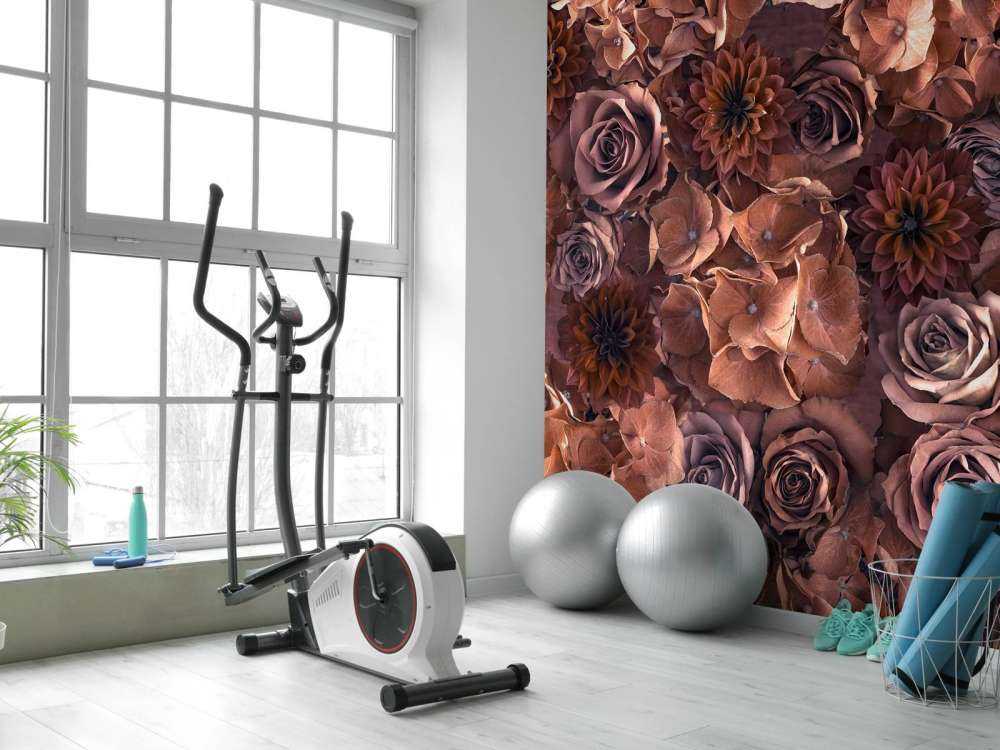 Hortensien, Rosen und Dahlien