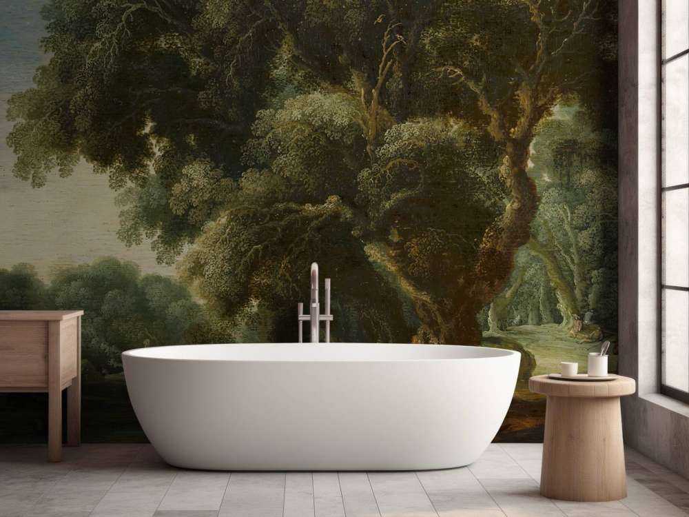 Vorstellbare Waldlandschaft