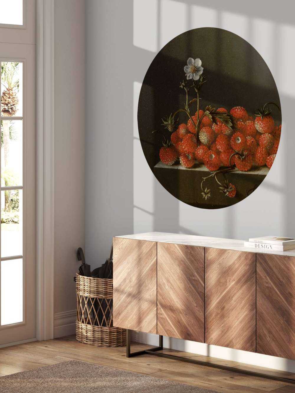 Stilleben mit Walderdbeeren