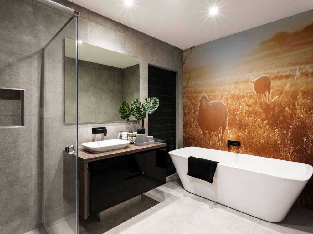 Schafe auf einer schönen Weide