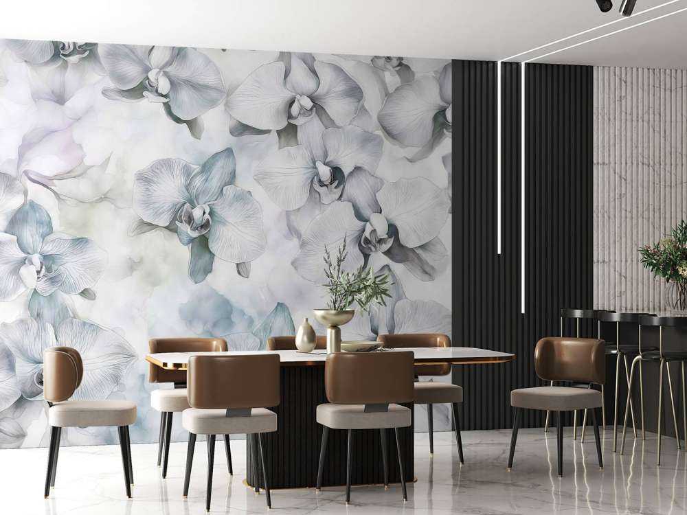 Aquarell-Orchideen Melodien