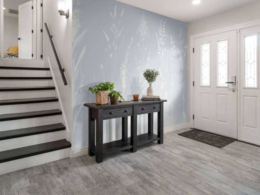 Lavendellicht Nahtlos Staubblau