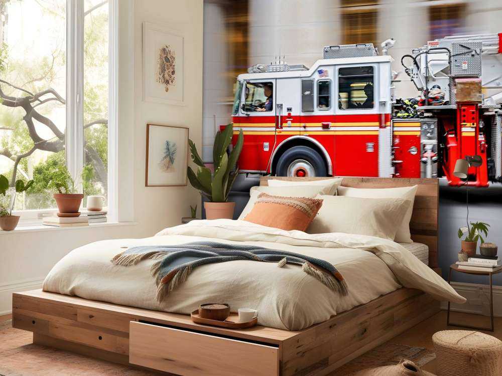 Amerikanisches Feuerwehrauto