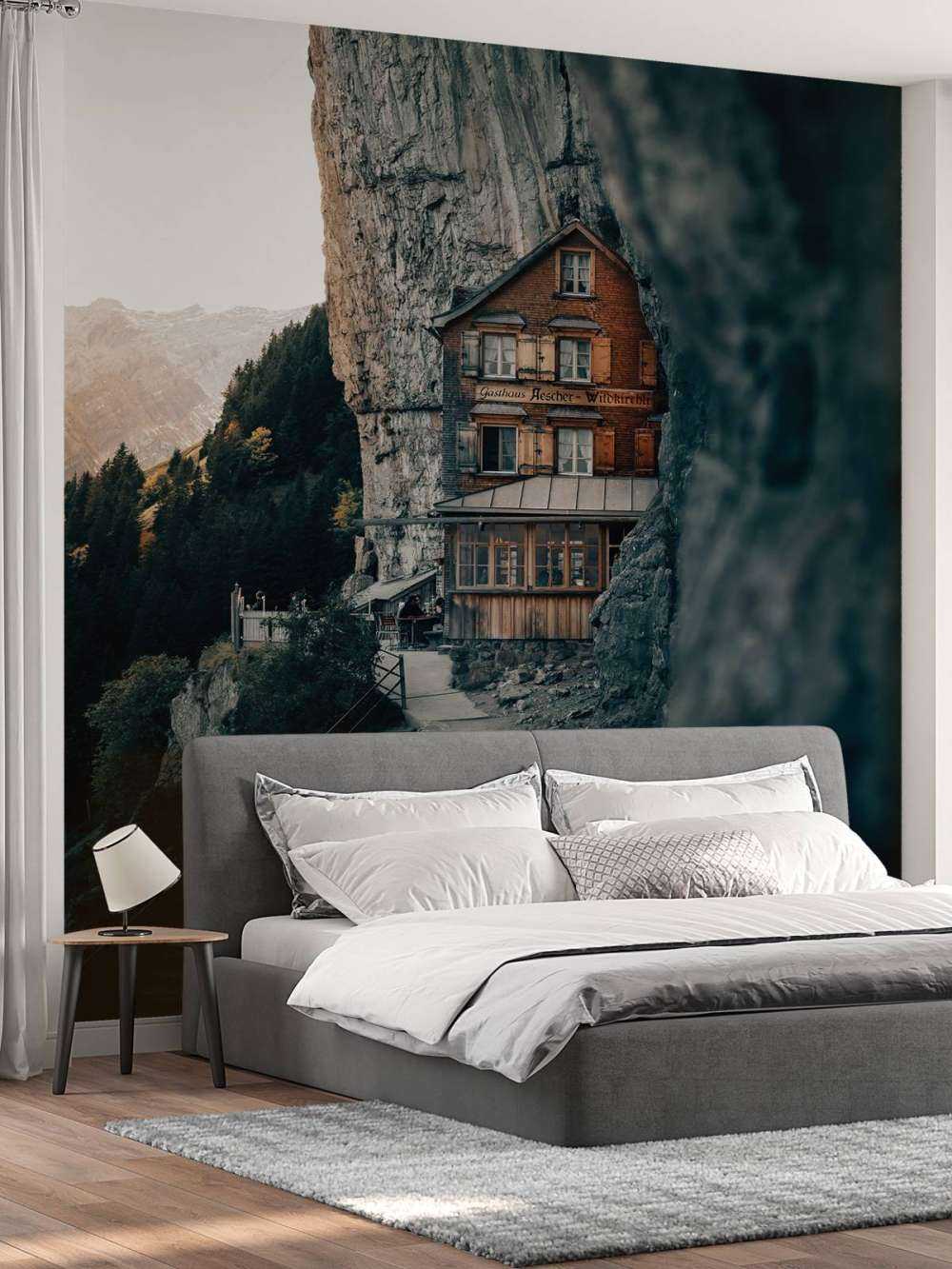 Berghütte in den Alpen