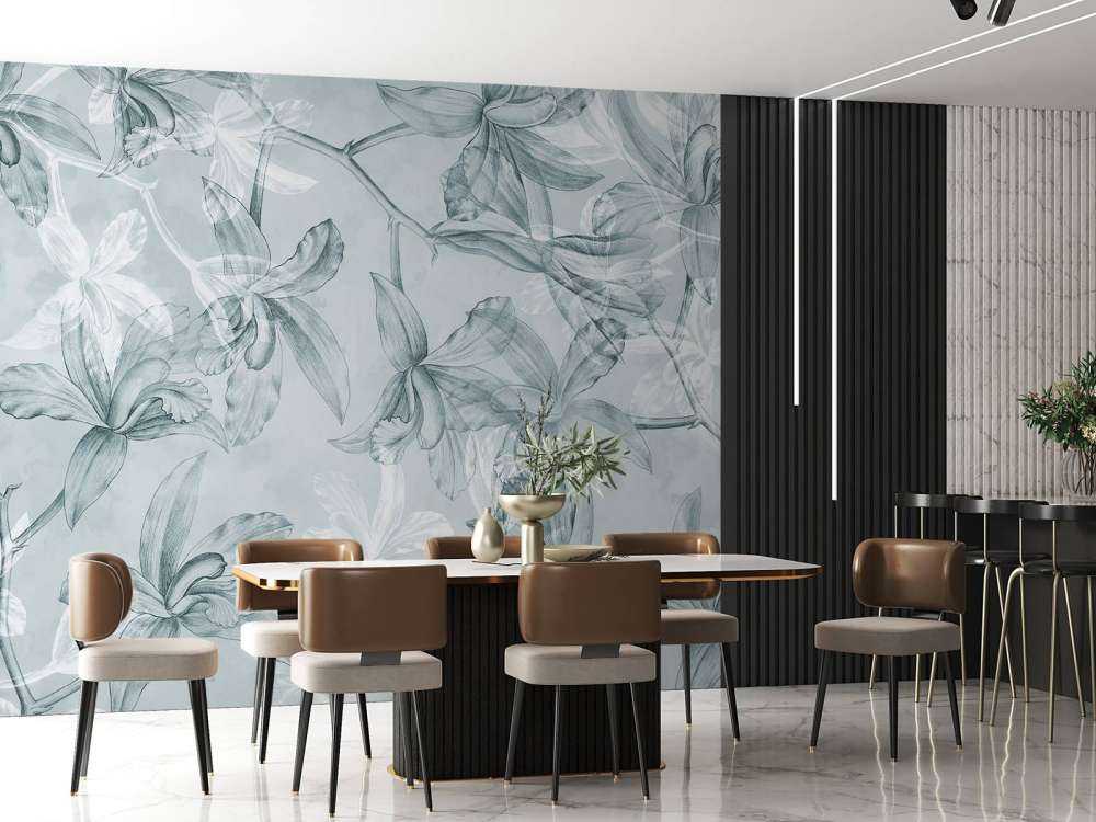 Orchideen Traumlandschaft Grün