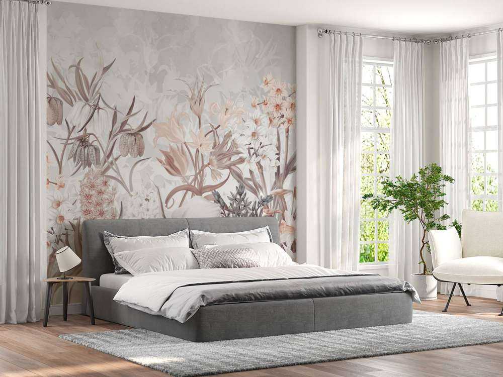 Frühjahrsblumen - Ätherisches Grau