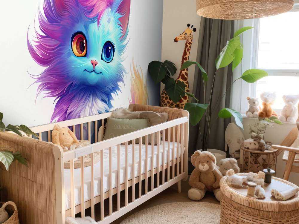 Regenbogen-Katzenbaby