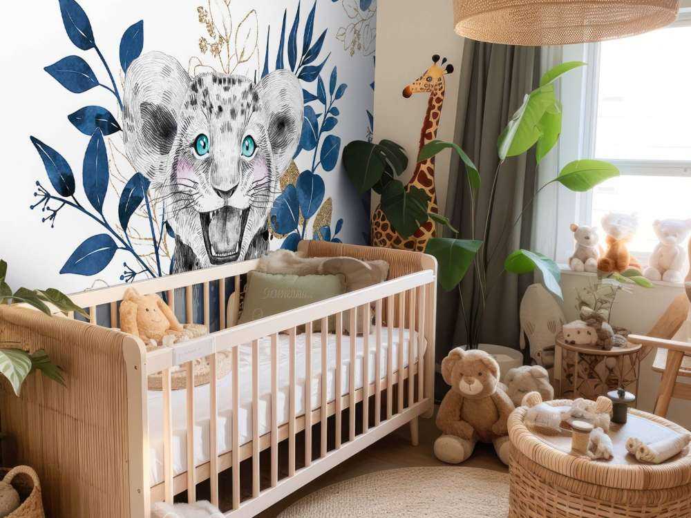 Blaues Dschungel-Löwin-Baby