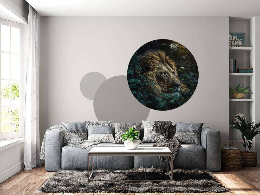 König Löwe im Dschungel