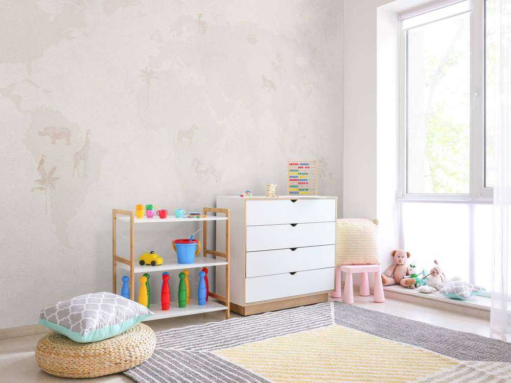 Weltkarte Skizze taupe
