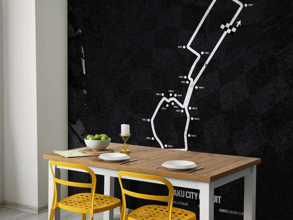 Formel 1 Strecke - Baku City Circuit - Aserbaidschan