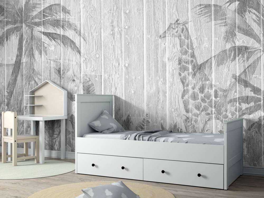 Dschungeltiere auf Holz